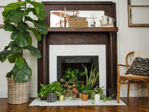 No Fire? No Problem! 4 Ways to Style Your Unused Fireplace