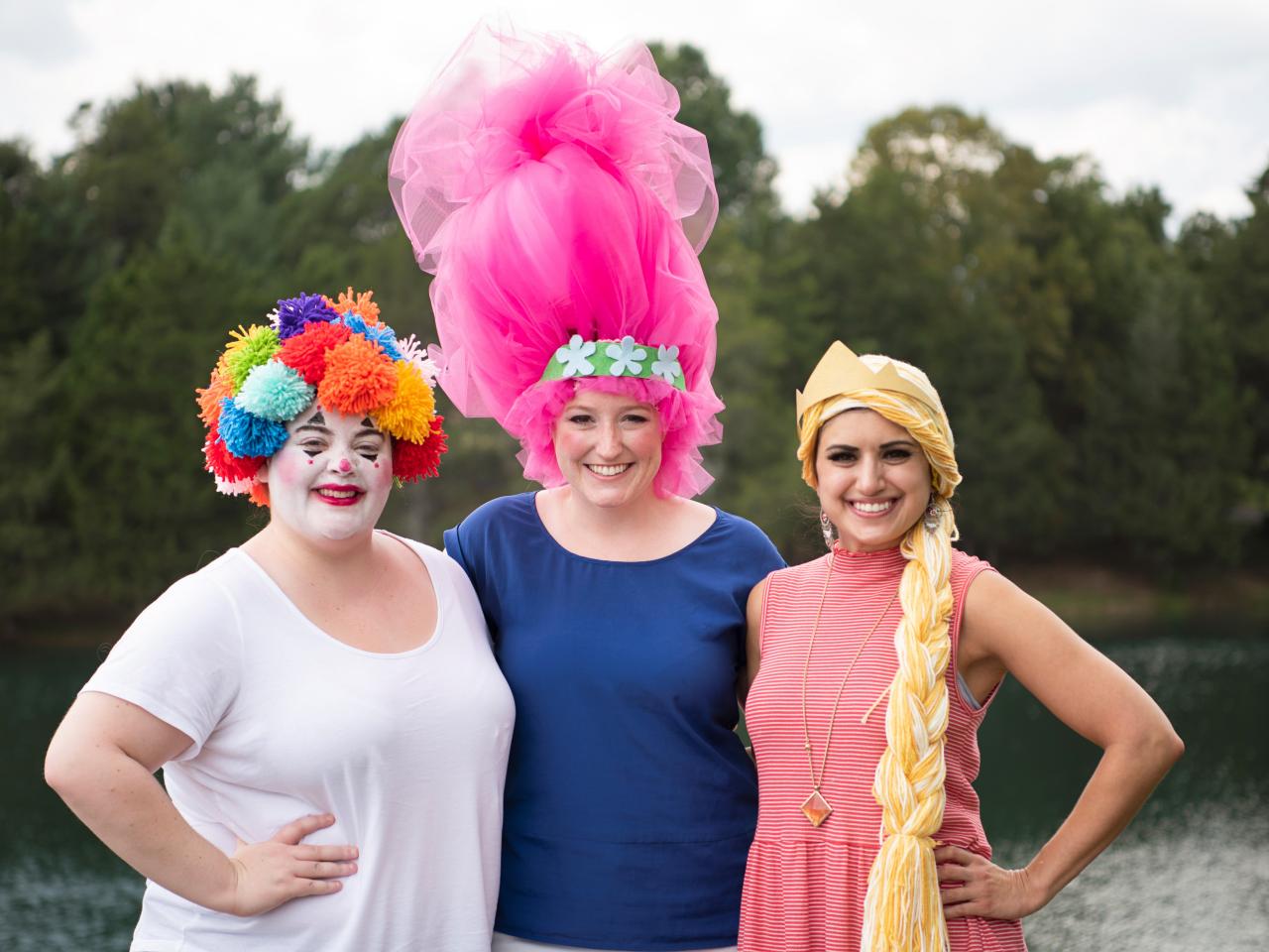 3 Cute and Inexpensive Halloween Wigs You Can Make | HGTV
