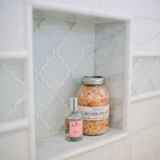 Shower Alcove With Salts
