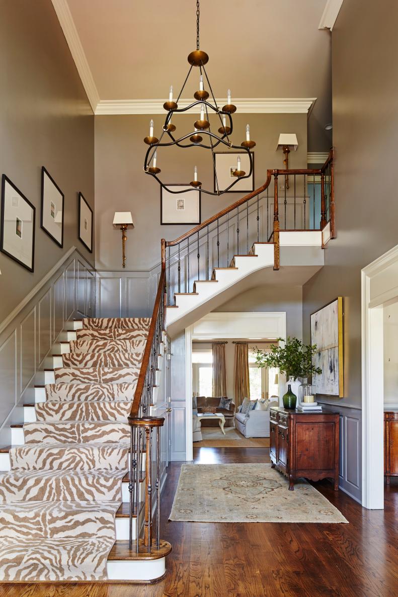 Stairs With Tiger Rug