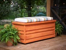 Thompson & Cabot | Wood Storage Bench Beauty