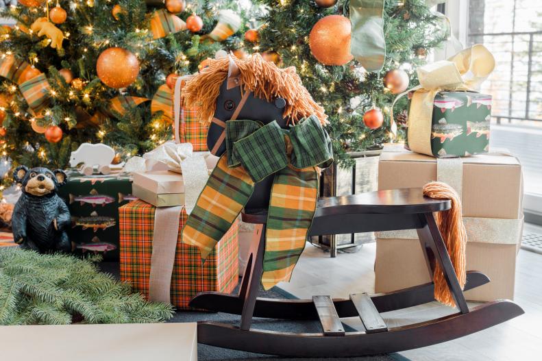 Christmas Tree and Rocking Horse