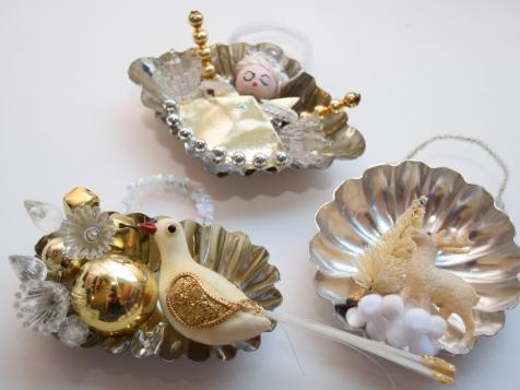 Upcycle Vintage Mini Tins Into Funky Ornaments