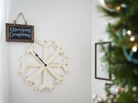 3-2-1: DIY Christmas Countdown Snowflake