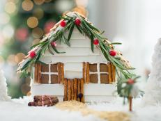 Take a basic gingerbread kit from boring to fabulous with a farmhouse upgrade that's brimming with style.