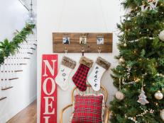 Don't let Santa pass you by just because you don't have a mantel. These creative alternatives are just the thing for a holly jolly Christmas.