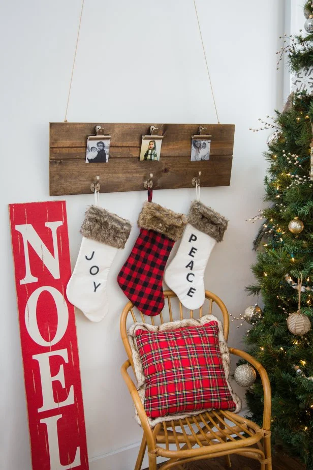 5 Stocking Display Ideas When You Don't Have A Mantel 