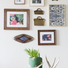 Green Vase and Gallery Wall