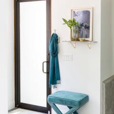 Foyer With Blue Stool