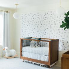Neutral Contemporary Nursery With Sheep