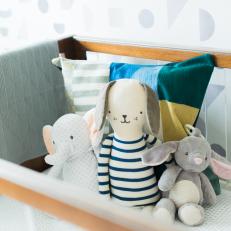 Crib With Stuffed Animals