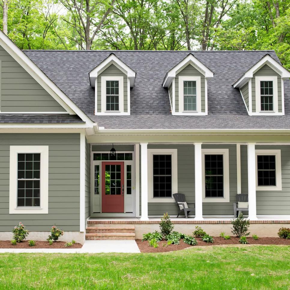 68 Home Exterior Paint Color Ideas | Exterior House Color Schemes | HGTV