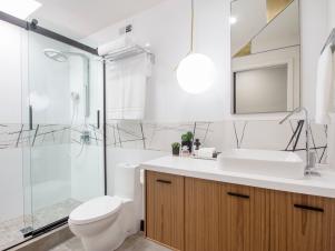 <center>30 Incredible Small Bathroom Transformations