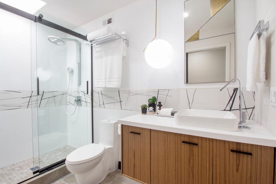 30 Small Bathroom Remodels From Shows - Small Hallway Bathroom Ideas