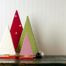 Holiday Fabric Tree Decor