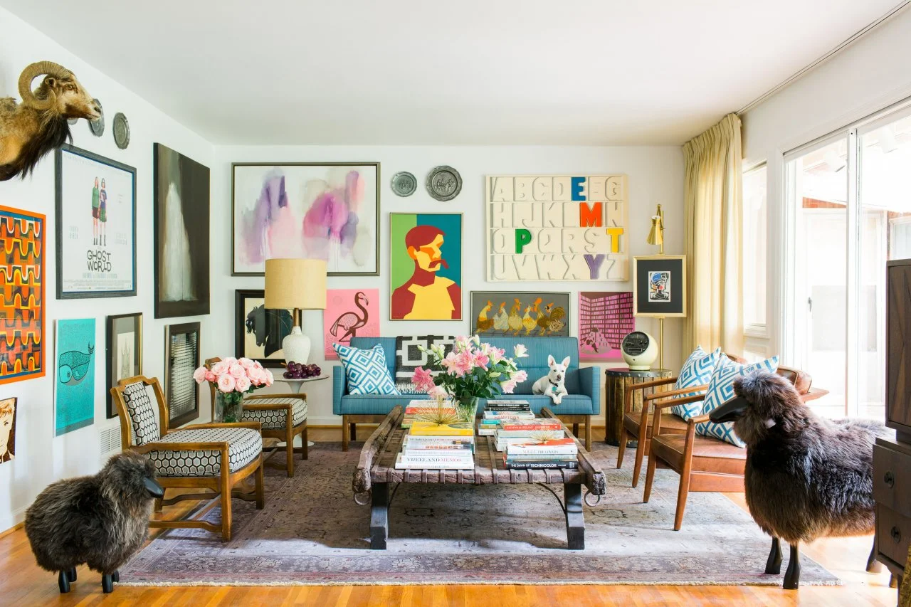 Colorful Gallery Wall Ideas