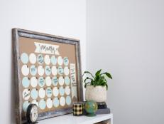 Start the year off right with a DIY calendar that’s both reusable and beautiful!