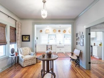 Craftsman Kitchen and Living Room