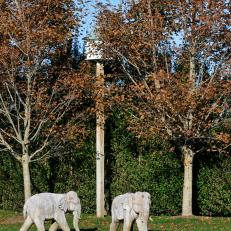 Eclectic Elephant Sculptures 