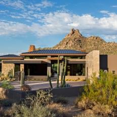 Home's Exterior Complements Desert Colors