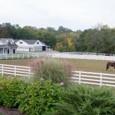 Stables and Paddocks Create Separate Spaces for Multiple Activities