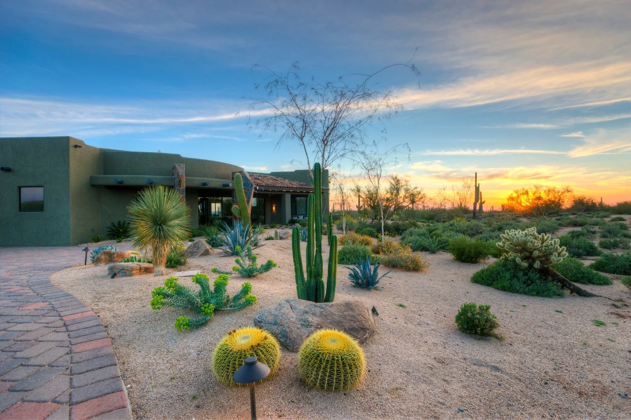 Luxury Desert Landscaping Front Yard | TikTok, image size:1280x853