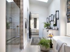 Master Bathroom With Fern