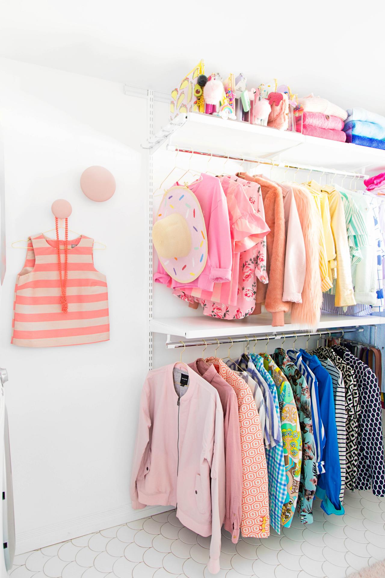 4 Tips For Organizing Your Closet - Haute Off The Rack  Organizing walk in  closet, Closet designs, Master closet organization