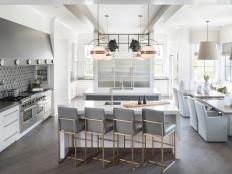 White Modern Farmhouse Kitchen