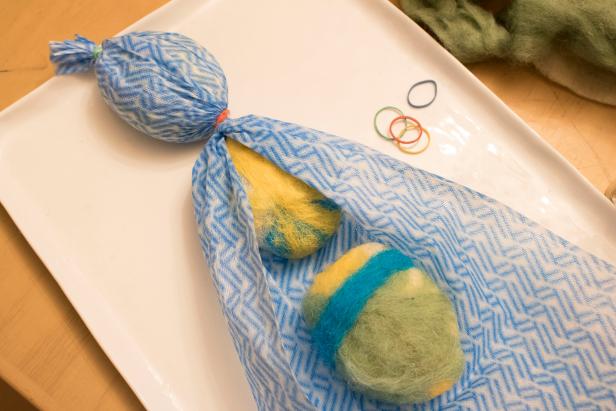 Follow this technique to learn how to make felted wool soap covers.