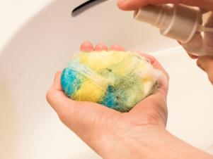 DIY felted wool soap makes a luxurious bath experience.