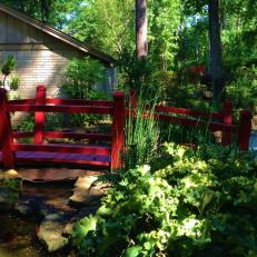 Babbling Steam and Red Bridge