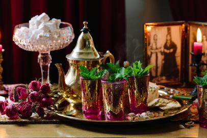 Jewel-Hued Tunisian Tea Ceremony Glass Set - Magic Hour