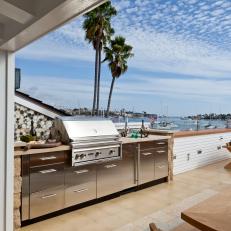 Roof Deck With Outdoor Kitchen