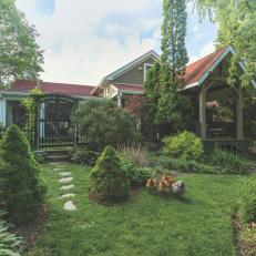 Rear Yard With Chickens