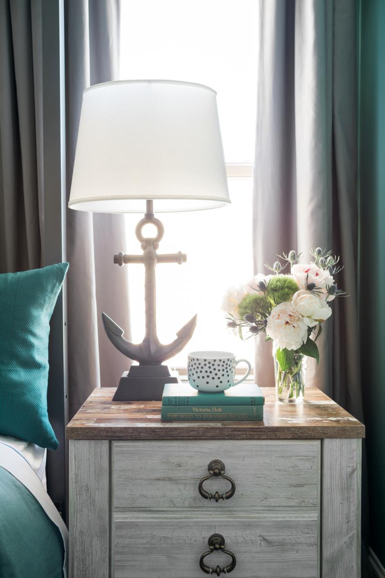 When decorating a space, approach it in steps or layers. Start with the basics (rug, bed, wall color) then add bedside tables, a layer of bedding, then lighting, art, accessories and so on. The key is to be thoughtful about each layer and know when to put on the brakes. For a tone-on-tone space items like books, lamps or vases are another opportunity to play up your statement color.