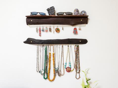 Build a Jewelry Organizer From Driftwood