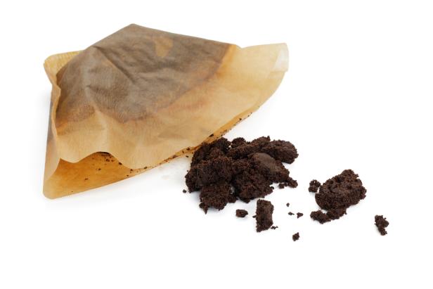 Coffee Grounds and Coffee Filter
