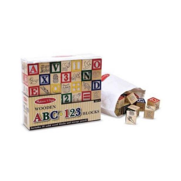 ABC/123 Wooden Blocks Set