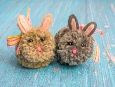 PomPom Bunny Easter Craft