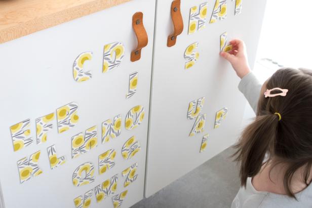 Easy To Make Magnetic Letters For Kids Hgtv