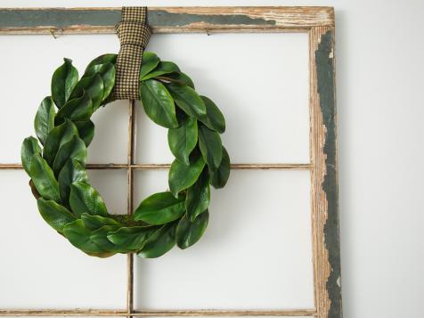 Swoon-Worthy Magnolia Wreath in Three Simple Steps