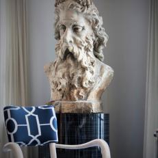 Neptune's Head Statue