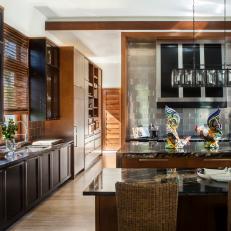 Floor-to-Ceiling Cabinetry in Kitchen