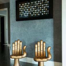 Gold Hand Chairs