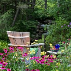 Wildflower Garden and Armchair
