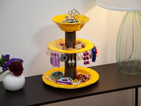 Transform Thrifted Plates Into Smart Jewelry Storage