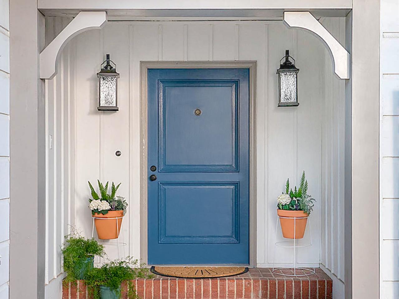 painted residential front doors