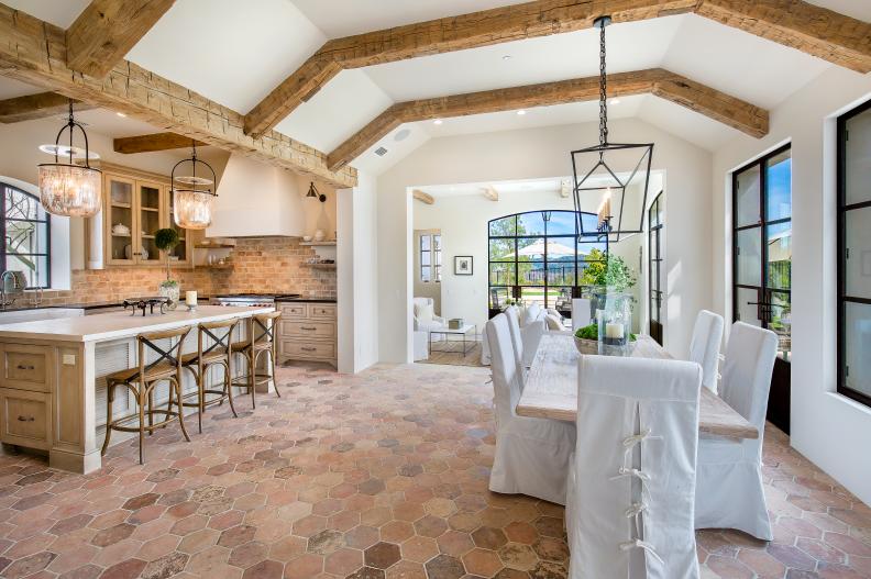 French Country Eat-In Kitchen