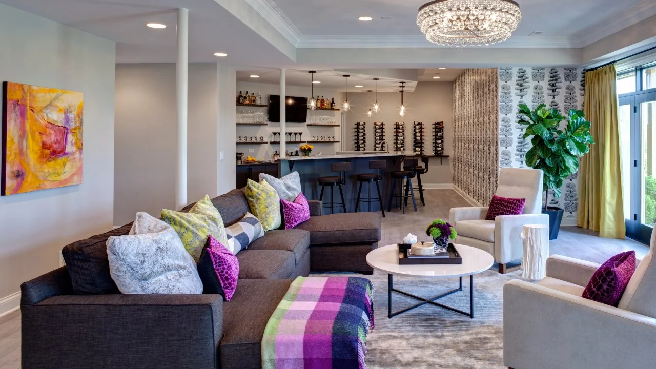 Design Ideas for Basement Bars | Finished Basement Bar | HGTV, image size:1280x720